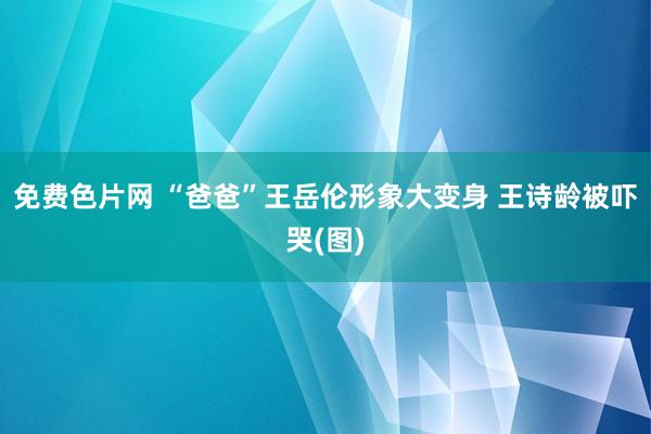 免费色片网 “爸爸”王岳伦形象大变身 王诗龄被吓哭(图)